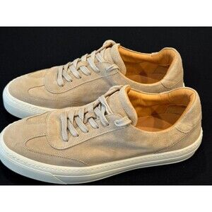 Banana Republic Tan Suede Court Sneakers Men SZ 12